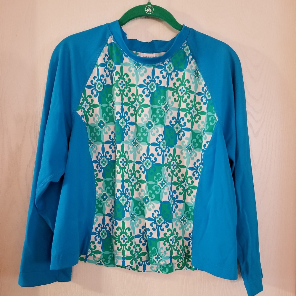 Lands' End Swim Shirt